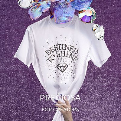 Preciosa&reg Crystal Hotfix Flatback Stones Y-PRC-HSS10-60230-200-1