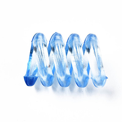 Transparent Acrylic European Beads TACR-S149-22-1