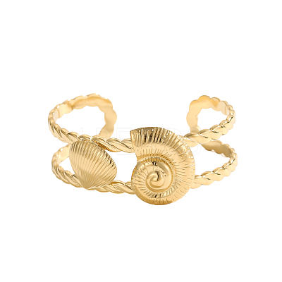 Stainless Steel Cuff Bangles STAS-OY011-45G-1