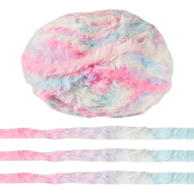 Super Bulky Imitation Fur Polyester Yarn OCOR-TAC0016-36M-1