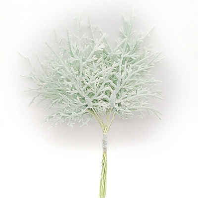 Plastic Artificial Frost Leaves for Wedding Christmas Decoration PW-WG0DC57-10-1