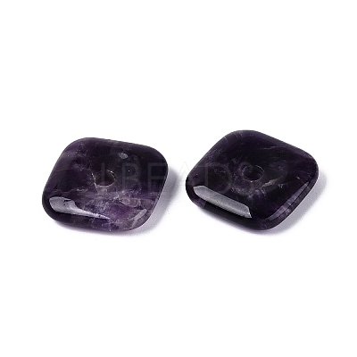 Natural Banded Amethyst Pendants G-Q602-02E-1