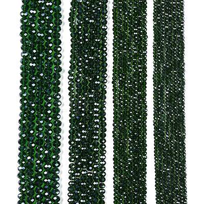 Electroplate Glass Beads Strands EGLA-A044-T3mm-A24-1
