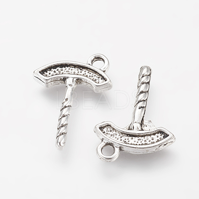 Tibetan Style Pendants TIBEB-A9054-AS-LF-1