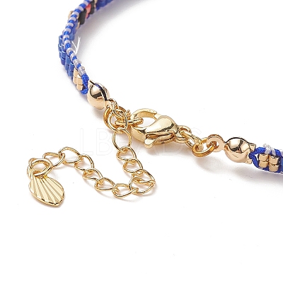 Handmade Japanese Seed Baided Beaded Bracelet for Women BJEW-MZ00019-02-1