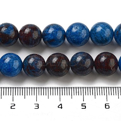 Natural Blue Opal Beads Strands G-H045-A02-6MM-1