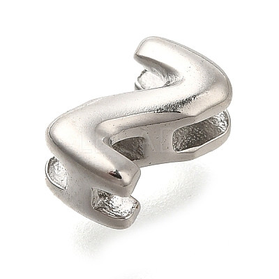 304 Stainless Steel Slide Charms STAS-B075-37P-Z-1