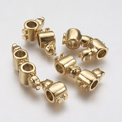 Ion Plating(IP) 304 Stainless Steel European Beads LS-STAS-J022-108G-1