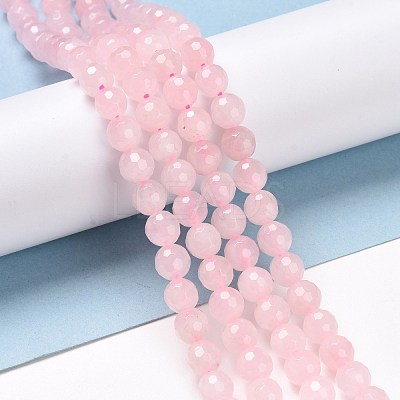 Natural Rose Quartz Beads Strands G-E571-07A-1
