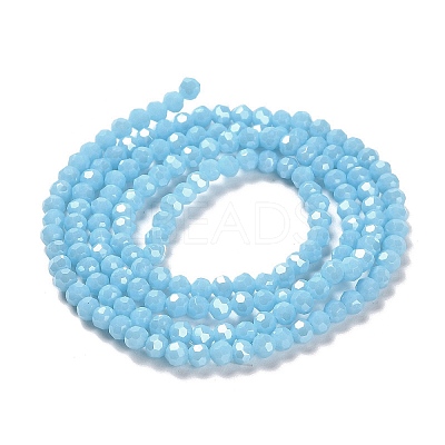 Electroplate Opaque Glass Beads Strands LS-EGLA-A035-P3mm-A08-1