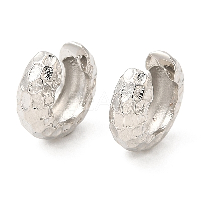 Rack Plating Brass Cuff Earrings for Women EJEW-Q770-24P-1