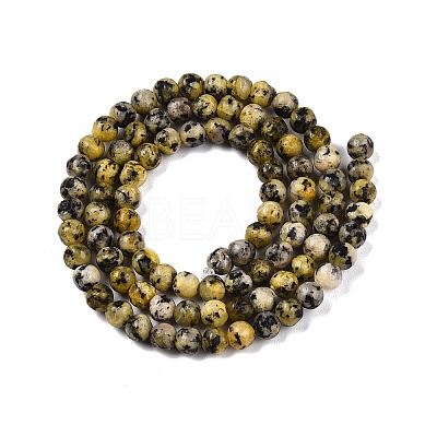 Dyed Natural White Jade Beads Strands G-T140-4mm-B04-1