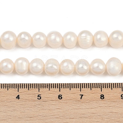 Natural Cultured Freshwater Pearl Beads Strands PEAR-I007-07J-10A-1