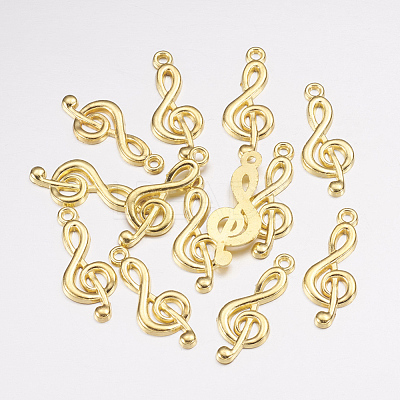 Treble Clef Pendants TIBEP-R315-G-LF-1