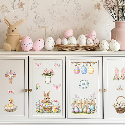 3 Sheets 3 Styles PVC Waterproof Decorative Stickers DIY-WH0404-568-1