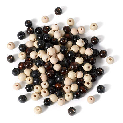 Natural Wood Beads WOOD-CD0001-02-1
