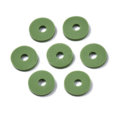 Handmade Polymer Clay Beads CLAY-Q251-8.0mm-B43-1