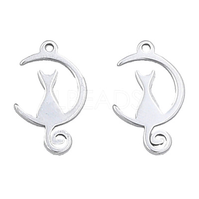 Non-Tarnish 201 Stainless Steel Pendants STAS-N098-081P-1
