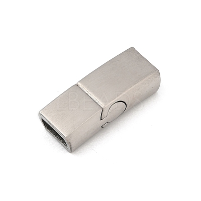 304 Stainless Steel Snap Lock Clasps STAS-U055-02A-P-1