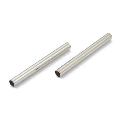 Tarnish Resistant 304 Stainless Steel Tube Beads STAS-H158-A04-P-1