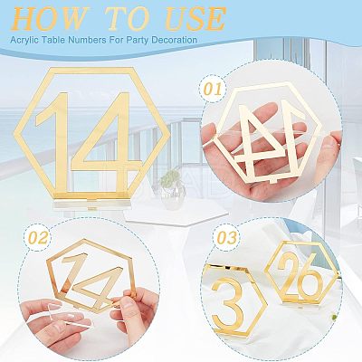 40Pcs Acrylic Display Holder Sets AJEW-NB0002-67-1