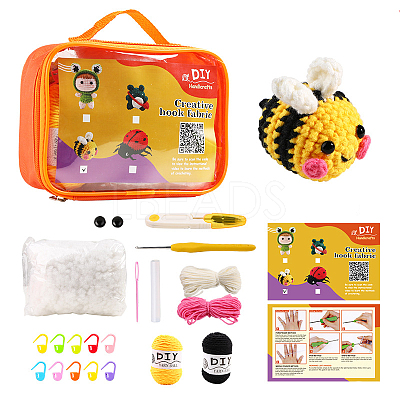 DIY Bee Knitting Kits X1-DOLL-PW0016-01D-1