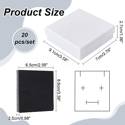 Texture Paper Jewelry Gift Boxes OBOX-NB0001-10D-01-1