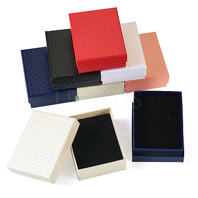 Rhombus Textured Cardboard Gift Storage Boxes CON-TAC0010-03A-06-1