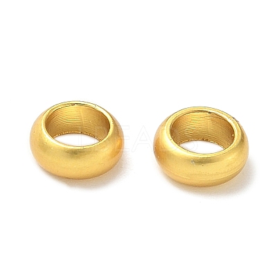 Brass European Beads KK-A254-14G-1