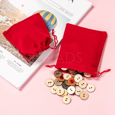 Rectangle Velvet Pouches TP-R002-10x12-04-1