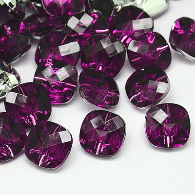 Taiwan Acrylic Rhinestone Buttons BUTT-F018-28mm-05-1