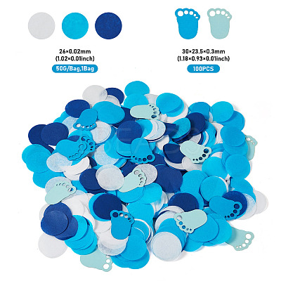 Paper Confetti AJEW-TADJ0001-30B-1