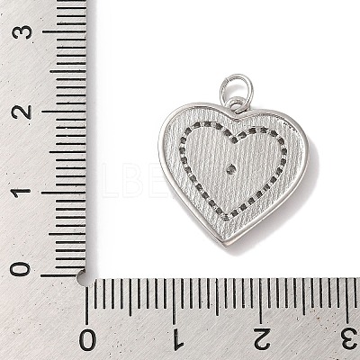 Rack Plating Brass & Cubic Zirconia Pendants KK-L216-053P-1