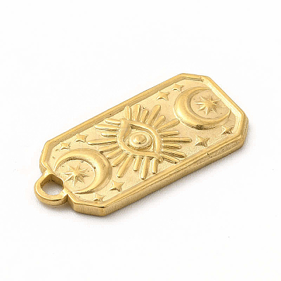 304 Stainless Steel Pendants STAS-M305-07G-1