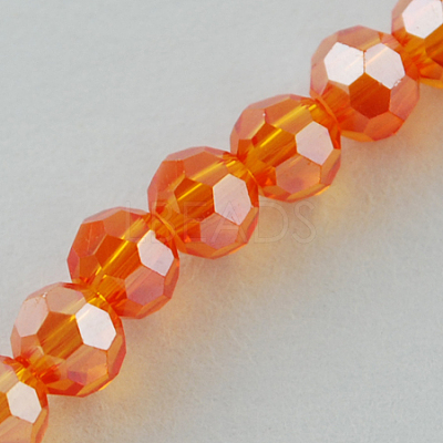 Electroplate Glass Bead Strands LS-EGLA-R015-4mm-28-1