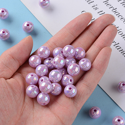 Opaque Acrylic Beads X-MACR-S370-D12mm-A03-1