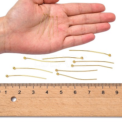 Brass Ball Head Pins LS-X-KK-R020-07G-1