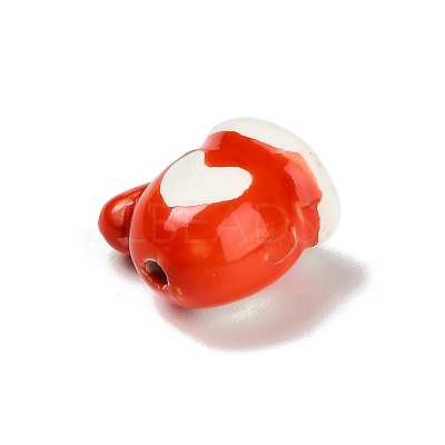 Christmas Handmade Porcelain Beads PORC-L081-01E-1