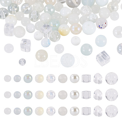 80G Transparent Glass Beads DGLA-TA0001-47A-1
