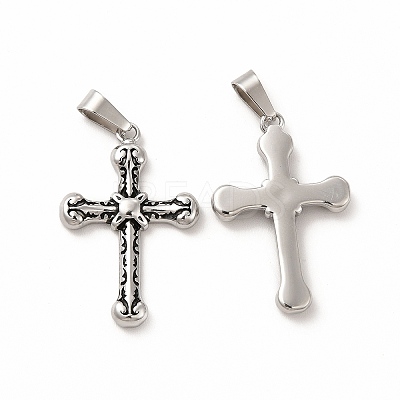 Ion Plating(IP) 304 Stainless Steel Pendants STAS-M089-21AS-1