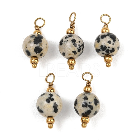 Natural Dalmatian Jasper Pendants GG-CBA5E56-07G-02-1