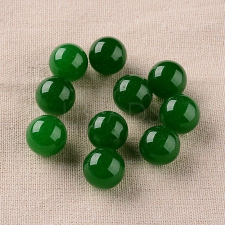 Natural Malaysia Jade Round Ball Beads G-I174-16mm-10-1