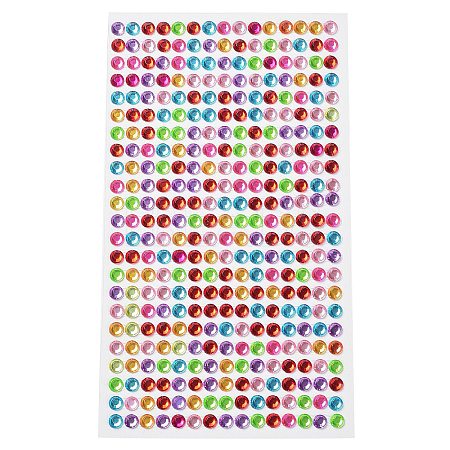 Self Adhesive Acrylic Rhinestone Stickers STIC-PW0012-01A-1