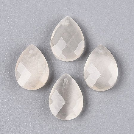 Cat Eye Pendants G-N362-13S-1