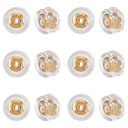 SUNNYCLUE 40Pcs Silicone Ear Nuts KK-SC0003-34-1