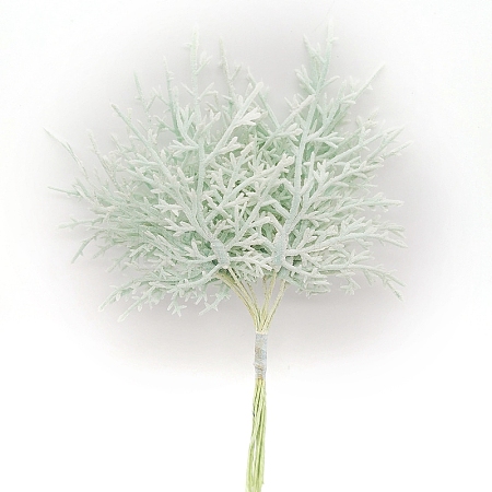 Plastic Artificial Frost Leaves for Wedding Christmas Decoration PW-WG0DC57-10-1