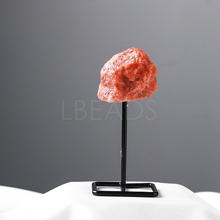 Natural Sunstone Lamp with Metal Holder Ornament PW-WG598C7-12-1