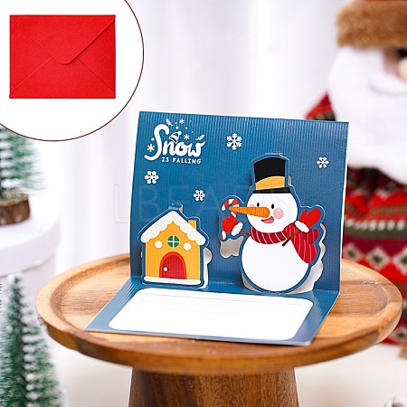 Christmas Paper Congratulation Card X1-DIY-B080-05-1
