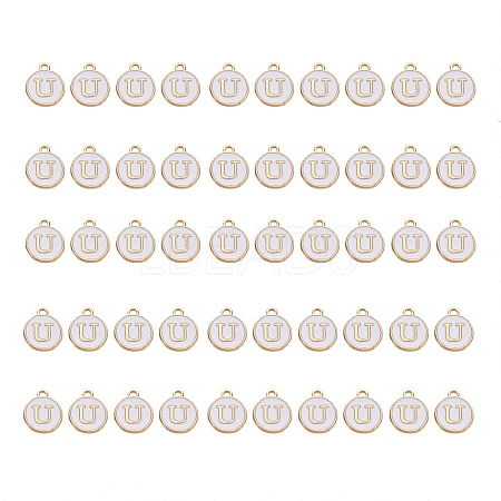 Golden Plated Alloy Charms ENAM-SZ0001-25A-U-1