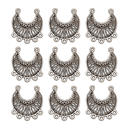 Tibetan Style Alloy Chandelier Components Links PALLOY-TA0001-21AS-1